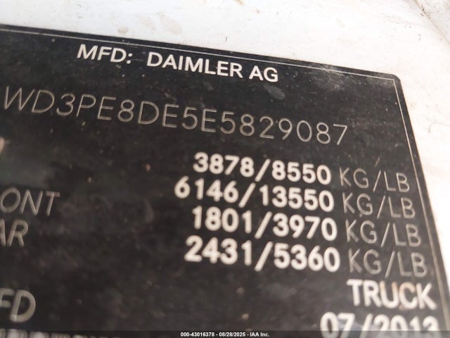 WD3PE8DE5E5829087 Mercedes-Benz mg3+mh5 (epa/14)