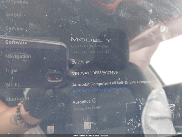 2023 TESLA MODEL Y 7SAYGDEE8PA171469 Photo 6