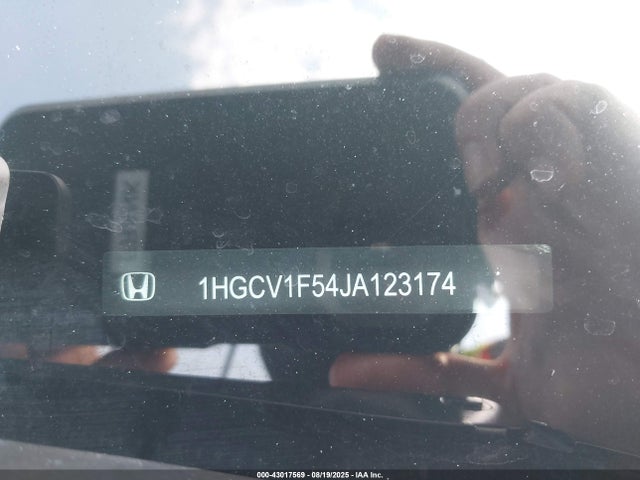 1HGCV1F54JA123174 Honda l15be