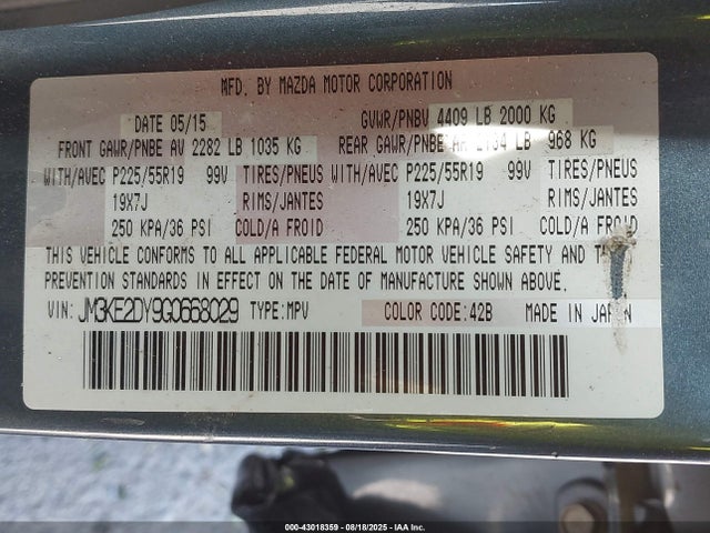 JM3KE2DY9G0668029 Mazda py