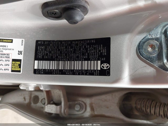 5YFB4MDE1SP275704 Toyota m20a-fks