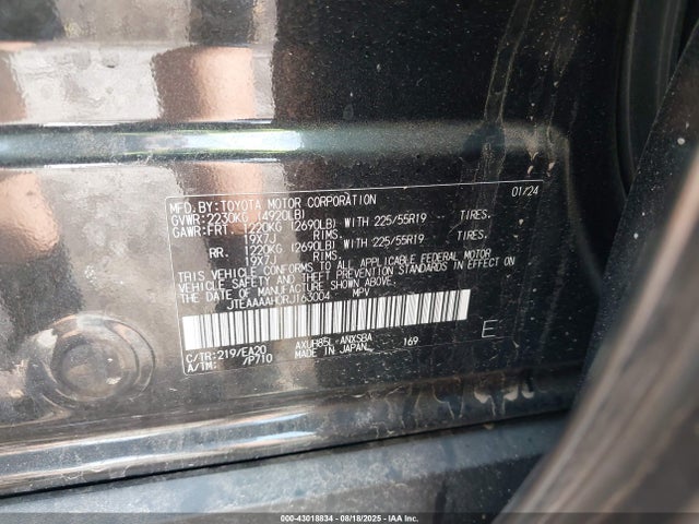 Toyota a25a-fxs 2024 JTEAAAAH0RJ163004 Image 9