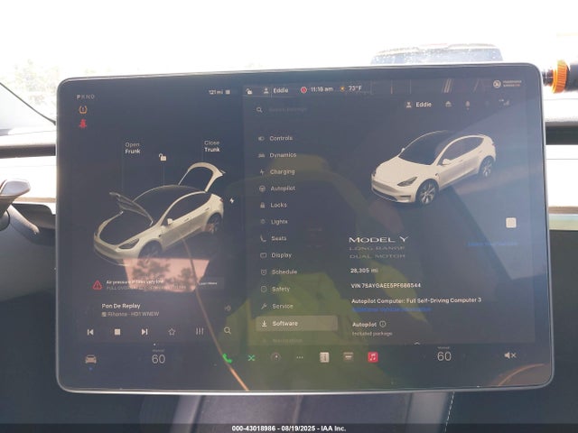 2023 TESLA MODEL Y 7SAYGAEE5PF686544 Photo 6