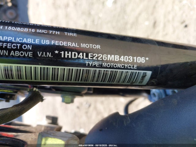 1HD4LE226MB403106 Harley-Davidson Iron 883