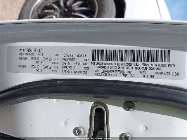 1C6RR6FM7FS676816 RAM 1500