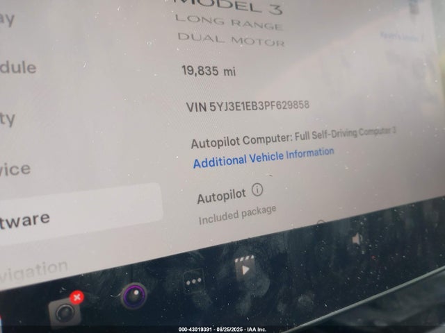 2023 TESLA MODEL 3 5YJ3E1EB3PF629858 Photo 6
