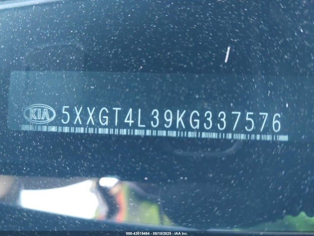 5XXGT4L39KG337576 KIA gdi