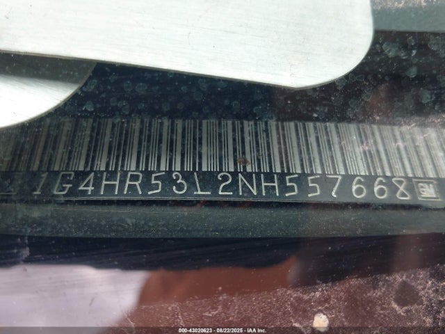 43020623 :رقم المزاد ، 1G4HR53L2NH557668 vin ، 1992 Buick Lesabre Limited مزاد بيع