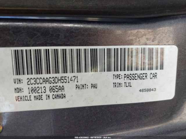 2013 CHRYSLER 300 2C3CCAAG3DH551471 Photo 8