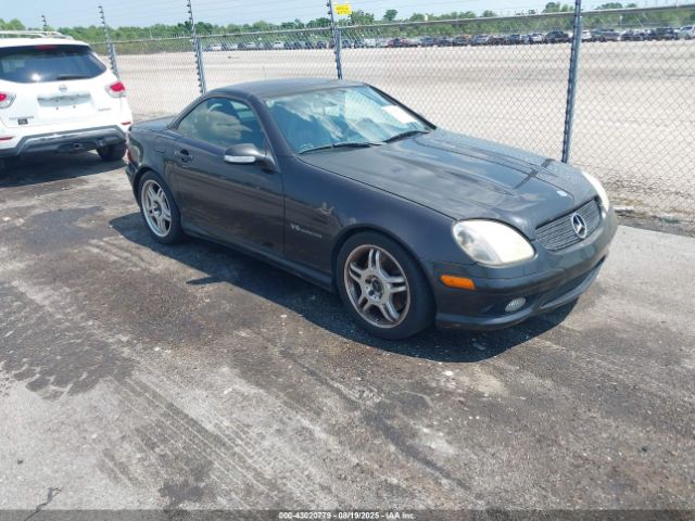 2002 MERCEDES-BENZ SLK 32 AMG WDBKK66F82F263661