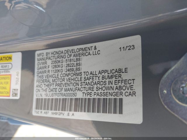 2024 ACURA TLX 19UUB7F07RA000050 Photo 8