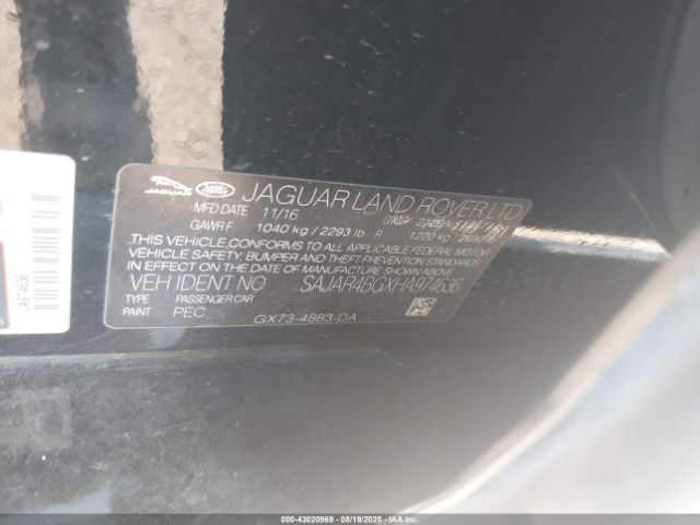 2017 JAGUAR XE SAJAR4BGXHA974636 Photo 8