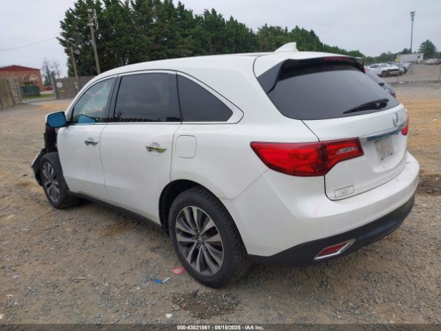 2016 ACURA MDX 5FRYD4H40GB054348 Photo 2