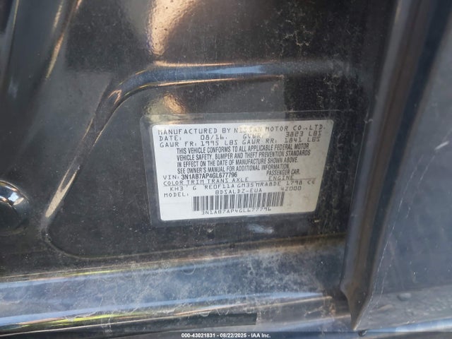Nissan 2016 2016 3N1AB7AP4GL677796 Image 9