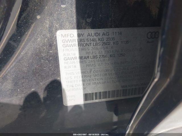 2015 AUDI ALLROAD WA1UFAFL0FA070764 Photo 8