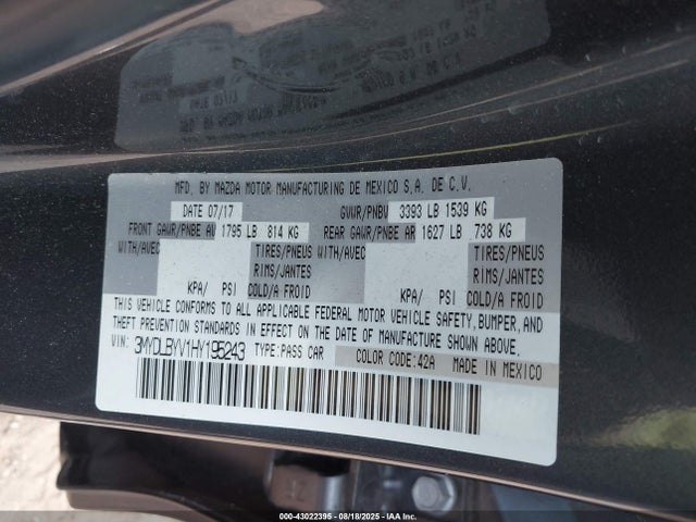 3MYDLBYV1HY195243 Toyota p5v