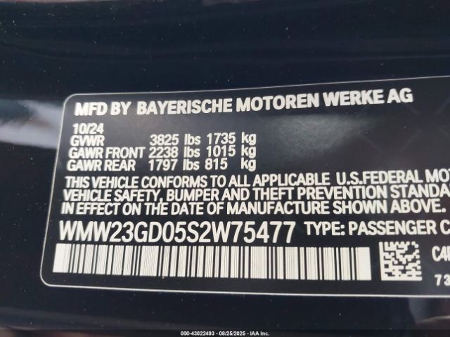 2025 MINI HARDTOP WMW23GD05S2W75477 Photo 8