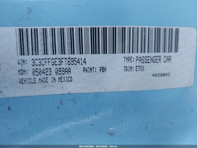 2015 FIAT 500E 3C3CFFGE3FT695414 Photo 8