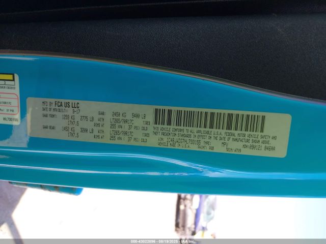 2017 JEEP WRANGLER UNLIMITED 1C4BJWDG7HL733155 Photo 8