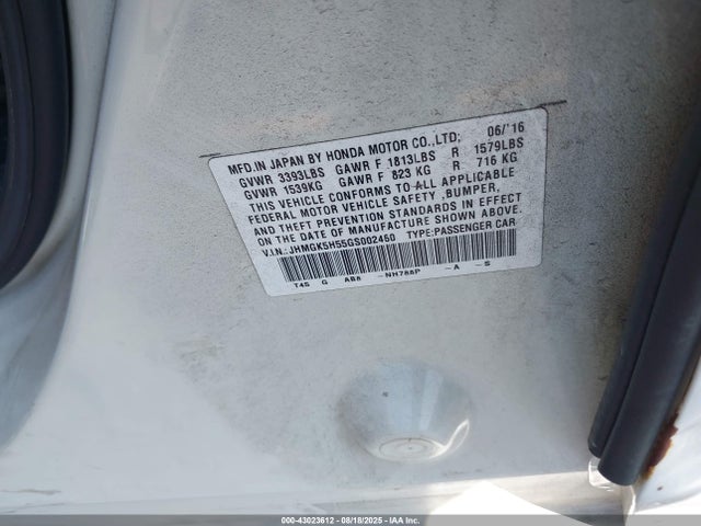 JHMGK5H55GS002460 Honda l15b1