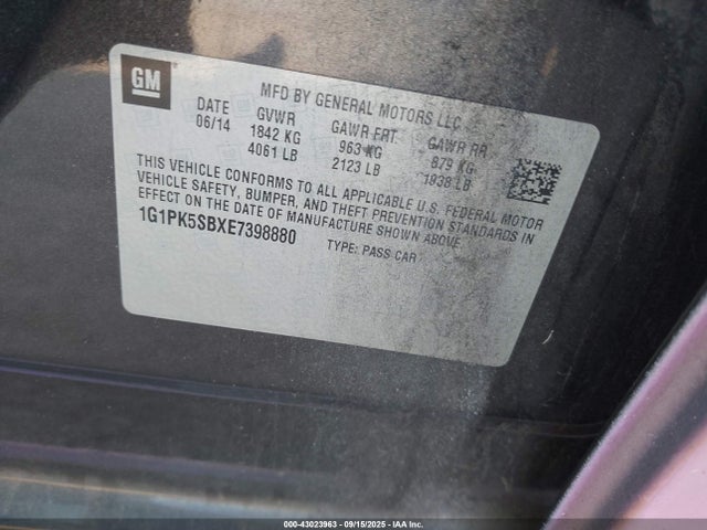 1G1PK5SBXE7398880 Chevrolet LUV