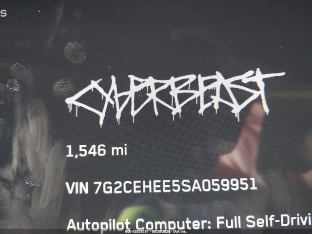 2025 TESLA CYBERTRUCK 7G2CEHEE5SA059951 Photo 6