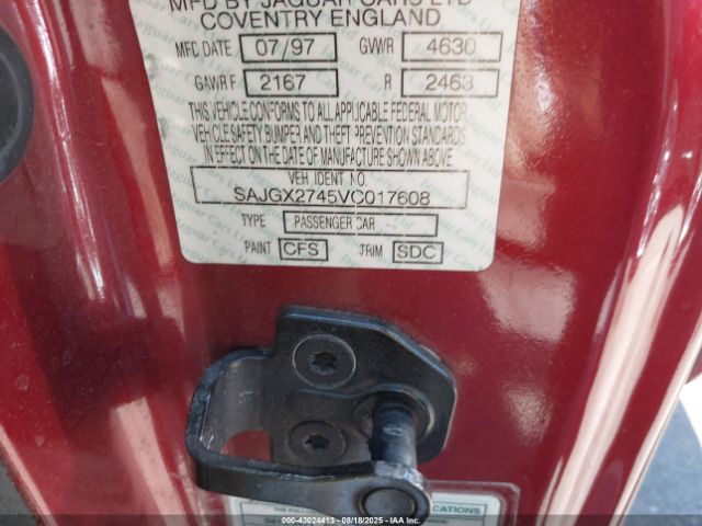 1997 JAGUAR XK8 SAJGX2745VC017608 Photo 8