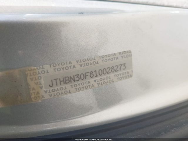 2001 LEXUS LS 430 JTHBN30F810028273 Photo 8