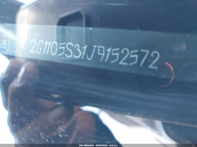 2G1105S31J9152572 Chevrolet lfx - spark ignited direct injection, vvt, e85 max, alum