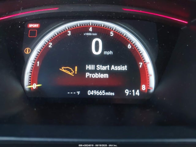 SHHFK8G7XKU202952 Honda k20c1