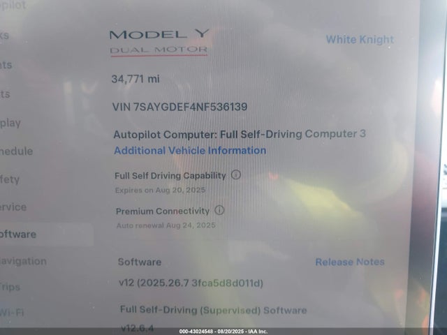 2022 TESLA MODEL Y 7SAYGDEF4NF536139 Photo 6