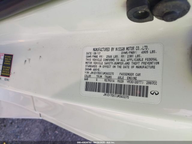 2018 INFINITI Q60 JN1EV7EK7JM340270 Photo 8