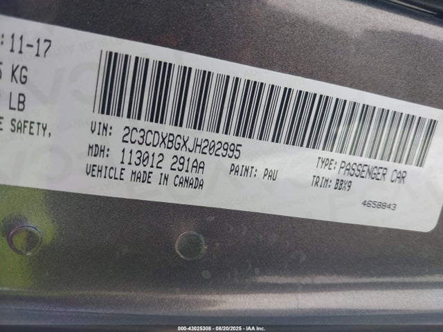 Dodge Charger 2018 2C3CDXBGXJH202995 Image 9