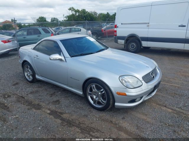 2002 MERCEDES-BENZ SLK 32 AMG WDBKK66F22F246256