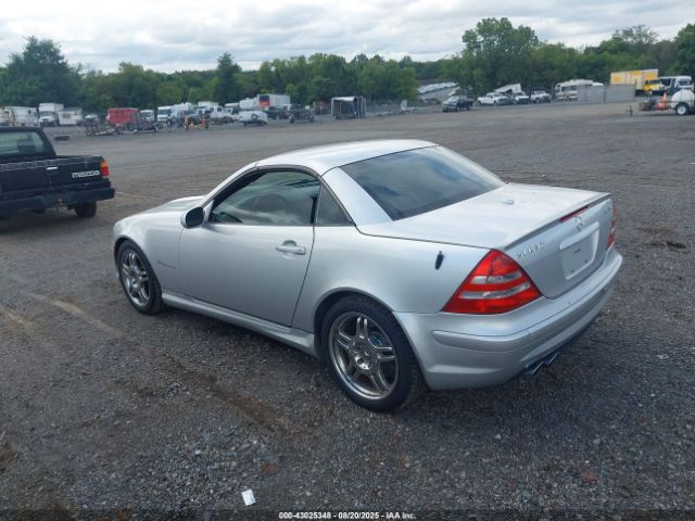 2002 MERCEDES-BENZ SLK 32 AMG WDBKK66F22F246256 Photo 2