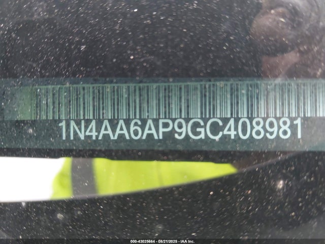 Nissan 2016 2016 1N4AA6AP9GC408981 Image 9