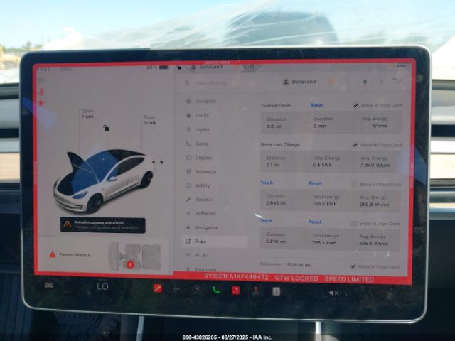 2019 TESLA MODEL 3 5YJ3E1EA1KF449472 Photo 6