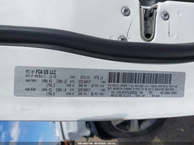 1C4NJRFB7HD205626 Jeep 2017