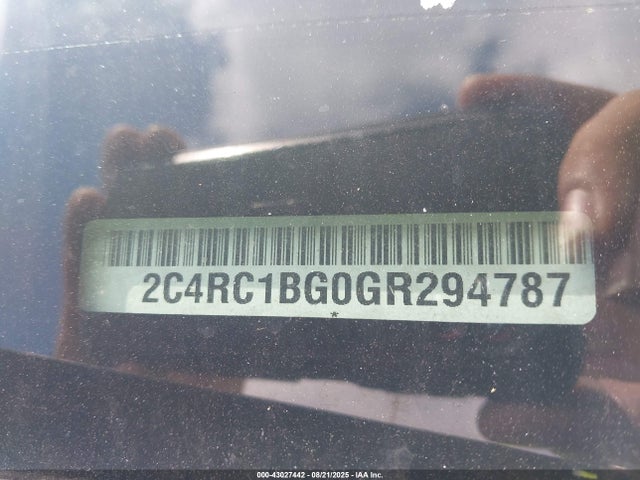 2C4RC1BG0GR294787 Chrysler Town &amp; Country Touring