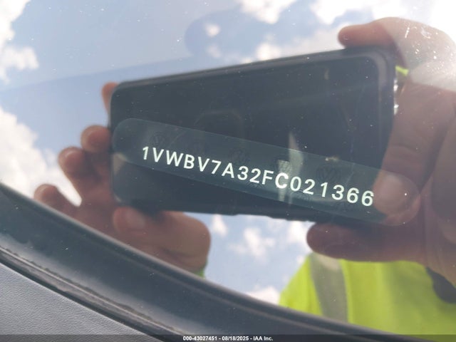 Volkswagen Passat 2015 1VWBV7A32FC021366 Image 9
