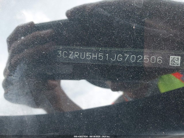 3CZRU5H51JG702506 Honda r18z9