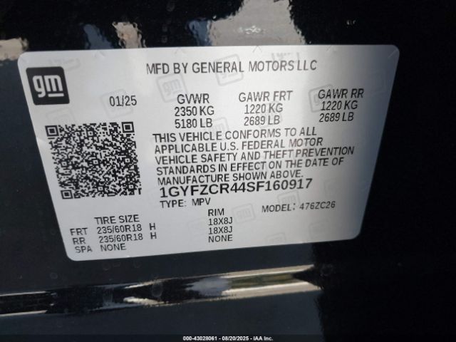 2025 CADILLAC XT4 1GYFZCR44SF160917 Photo 8