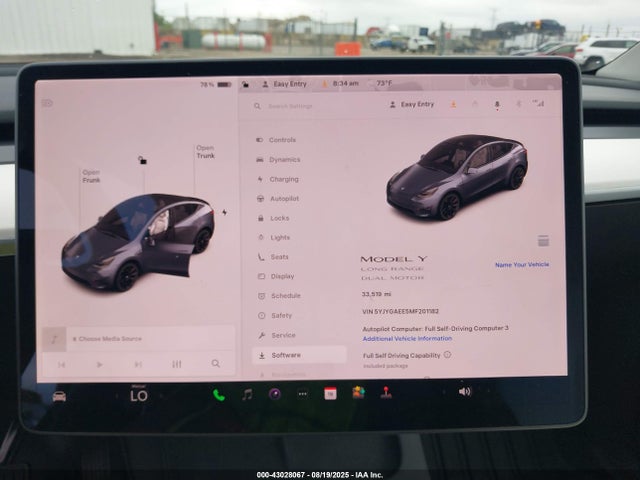 2021 TESLA MODEL Y 5YJYGAEE5MF201182 Photo 6