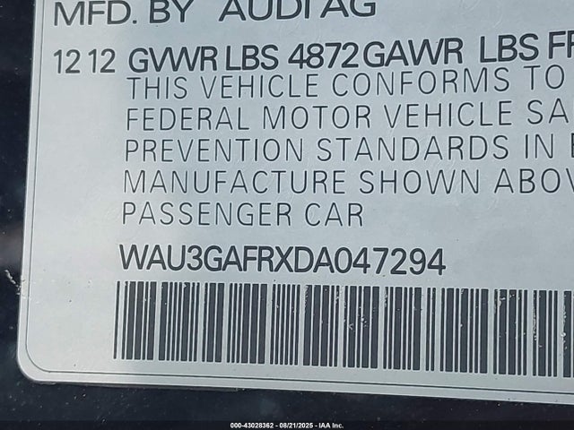 2013 AUDI S5 WAU3GAFRXDA047294 Photo 8