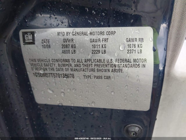 2007 CADILLAC CTS 1G6DM57T570136978 Photo 8