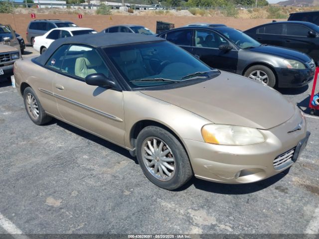 2001 CHRYSLER SEBRING 1C3EL65U21N655605