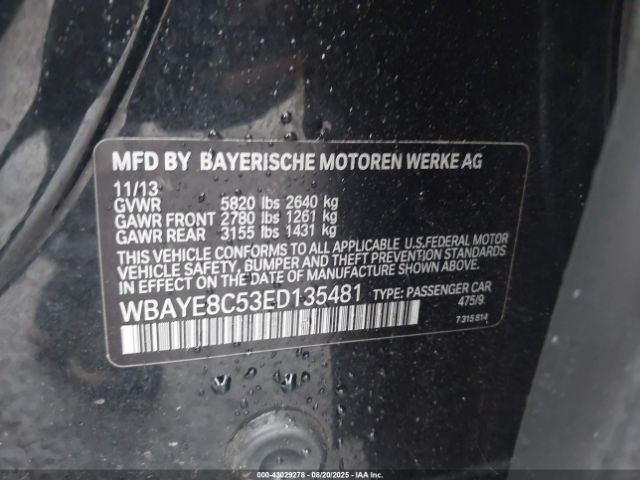 2014 BMW ALPINA B7 WBAYE8C53ED135481 Photo 8