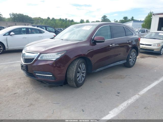 2015 ACURA MDX 5FRYD4H47FB012676 Photo 1