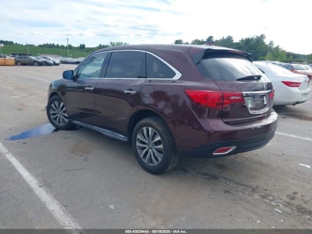 2015 ACURA MDX 5FRYD4H47FB012676 Photo 2
