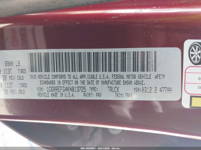 RAM 1500 Big H 2019 1C6RREFG4KN813725 Image 19